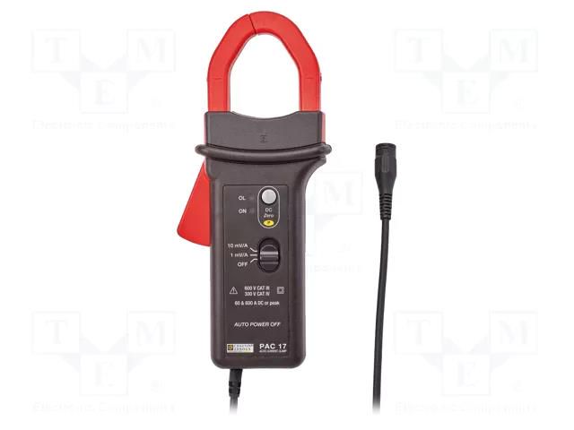 AC/DC current clamp adapter; Øcable: 31mm; I DC: 60A,600A; Len: 2m CHAUVIN ARNOUX CA-PAC17