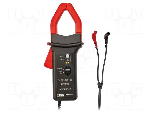 AC/DC current clamp adapter; Øcable: 39mm; I DC: 150A,1.4kA CHAUVIN ARNOUX CA-PAC26