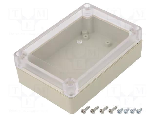 Enclosure: multipurpose; X: 50mm; Y: 95mm; Z: 40mm; Ritec; light grey HAMMOND HM-RP1030