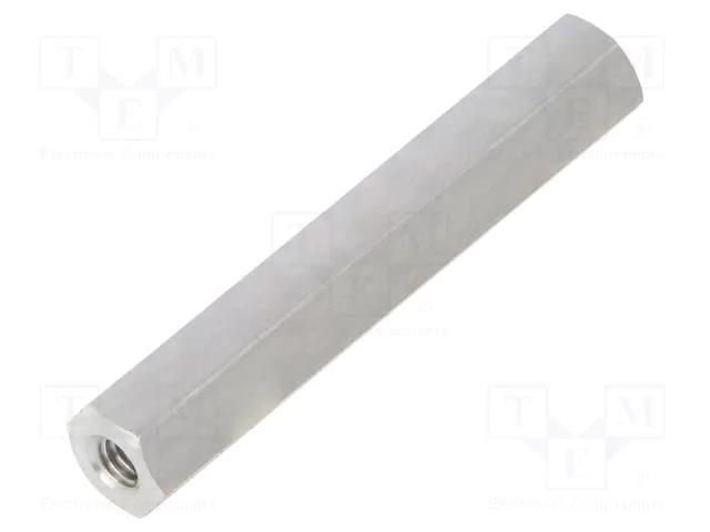 Screwed spacer sleeve; 30mm; Int.thread: M2,5; hexagonal DREMEC TFF-M2.5X30/DR132