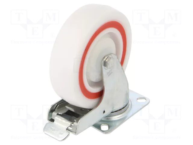 Transport wheel; Ø: 125mm; W: 35mm; H: 156mm; torsional with lock COLSON BPCO-1251-5100