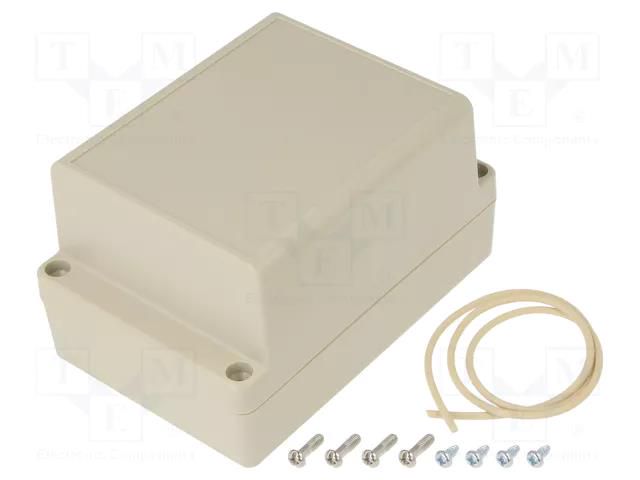 Enclosure: multipurpose; X: 85mm; Y: 125mm; Z: 70mm; Ritec; ABS; IP65 HAMMOND HM-RP1145BF