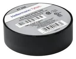 ELECTRICAL TAPE, PVC, BLK, 10M X 19.05MM ET330
