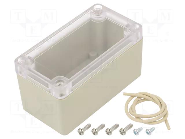 Enclosure: multipurpose; X: 50mm; Y: 95mm; Z: 50mm; Ritec; ABS; IP65 HAMMOND HM-RP1045C
