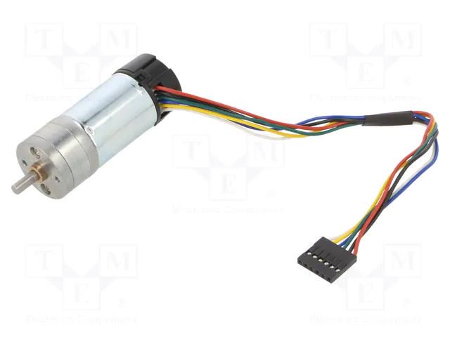 Motor: DC; with encoder,with gearbox; LP; 12VDC; 1.1A; 560rpm POLOLU POLOLU-4882