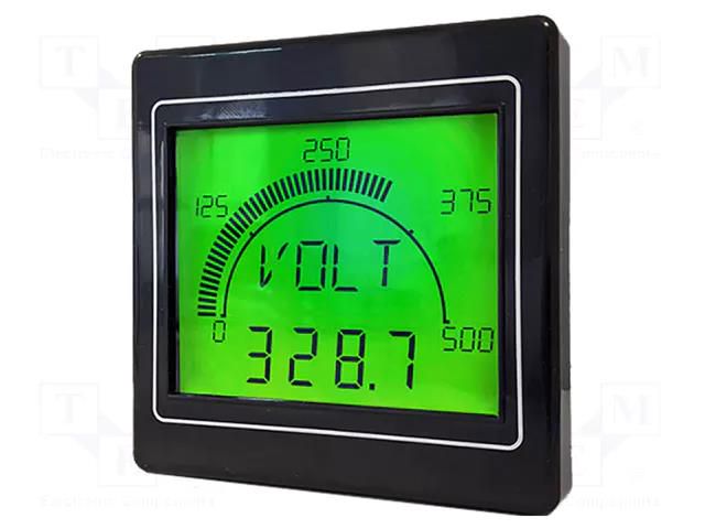 Meter: multifunction; digital,mounting,programmable; on panel TRUMETER APM-MAX-M23-PU-4B