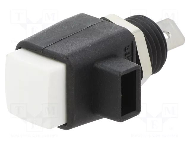 Laboratory clamp; white; 16A; screw,spring clamp; nickel; L: 44mm SCHÜTZINGER ESD798-WS