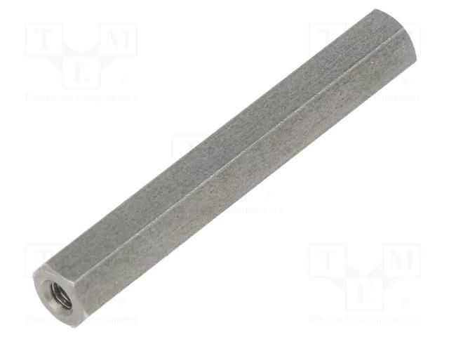 Screwed spacer sleeve; 35mm; Int.thread: M2,5; hexagonal DREMEC TFF-M2.5X35/DR142