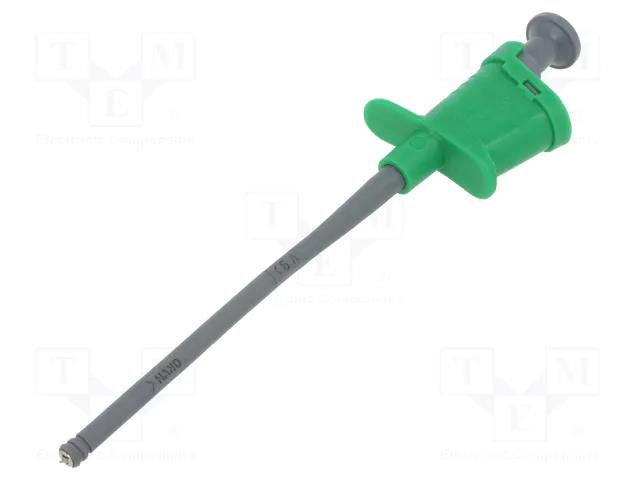 Clip-on probe; pincers type; 6A; green; Grip capac: max.4.5mm ELECTRO-PJP PJP6005-IEC-V