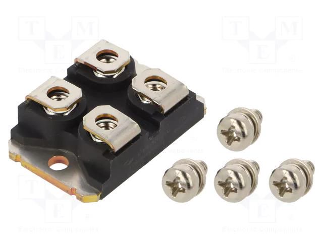 Bridge rectifier: single-phase; Urmax: 1.6kV; If: 90A; Ifsm: 850A MICROCHIP TECHNOLOGY APT90DR160HJ
