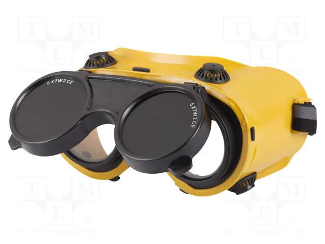 OSH: safety spectacles; polyamide,PVC; Size: one size ROTHENBERGER INDUSTRIAL ROT-530207