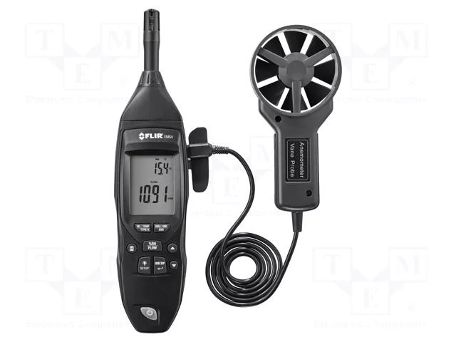 Thermoanemometer; LCD; -30÷60°C; 5÷98%RH; ±3.5%; Illumin: yes FLIR SYSTEMS AB EM54