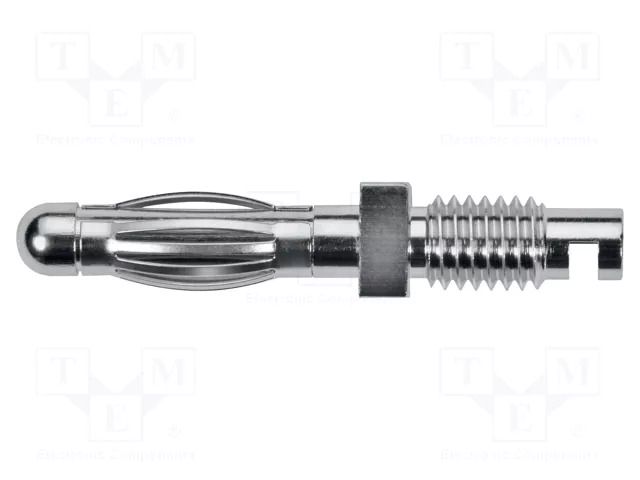 Connector: 4mm banana; plug; 32A; 33VAC; 70VDC; non-insulated SCHÜTZINGER FK1215NI