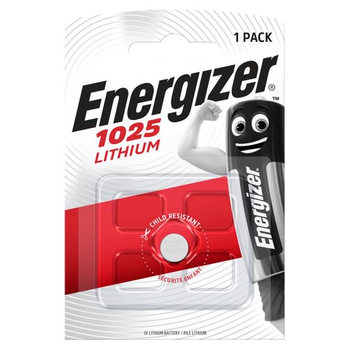 Lithium battery CR1025 3V 30mAh ENERGIZER CR1025/ENE 7638900411515