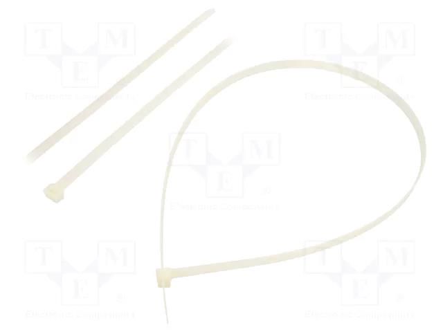 Cable tie; L: 1000mm; W: 12.5mm; natural; polyamide; 1112N FIX&FASTEN FIX-S-12.5X1000/N