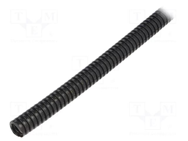 Protective tube; Size: 23; polyamide 6; black; L: 50m; PACOF PMA I-PACOF-23B
