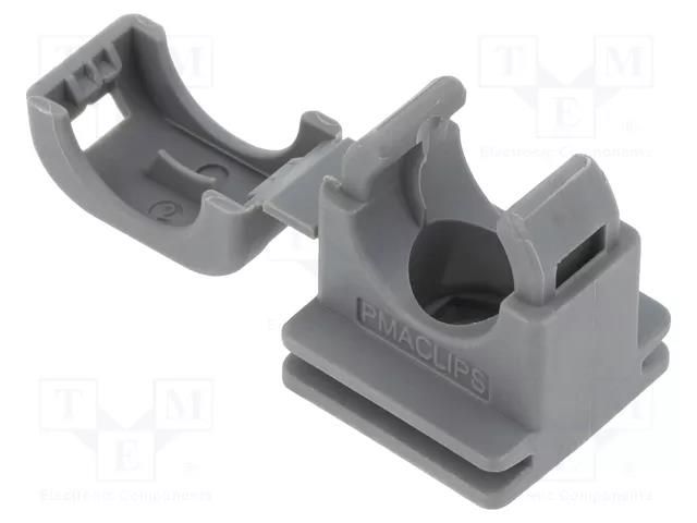 Bracket; polyamide 6; PMACLIP SFH; grey; Size: 10; PMACLIP PMA I-SFH-10-0