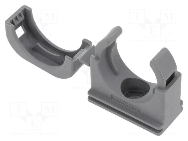 Bracket; polyamide 6; PMACLIP SFH; -40÷105°C; grey; Size: 23 PMA I-SFH-23-0