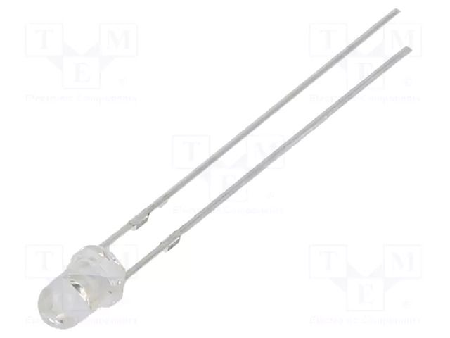 LED; UV; 30°; 20mA; P: 114mW; 370÷380nm; 3÷3.8VDC; THT OPTOSUPPLY OSV2YL3131A