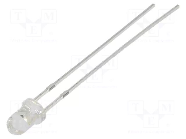 LED; UV; 30°; 20mA; P: 114mW; 380÷390nm; 3÷3.8VDC; THT OPTOSUPPLY OSV3SL3131A