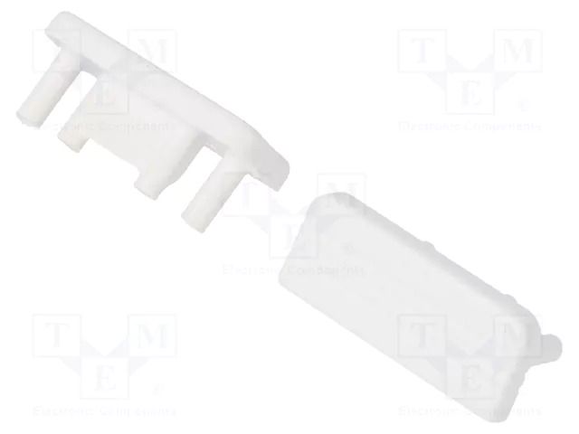 Cap for LED profiles; white; 20pcs; ABS; GEN2; SURFACE10 TOPMET TOP.77990001