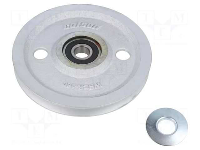 Wheel; Ø: 160mm; W: 20mm; 550kg; cast iron; Ømount.hole: 20mm COLSON WHCK-160