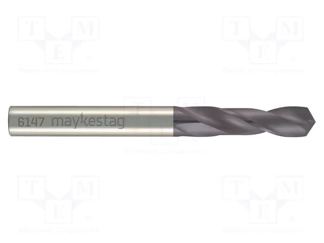 Drill bit; for metal; Ø: 3mm; L: 46mm; cemented carbide; MAYKESTAG ALPEN-MAYKESTAG ALP.614700300100