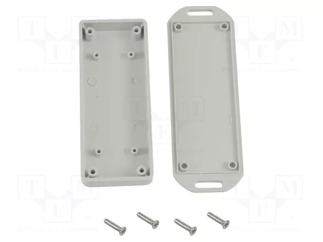 Enclosure: multipurpose; X: 80mm; Y: 80mm; Z: 20mm; with fixing lugs HAMMOND HM-1551XFLBK