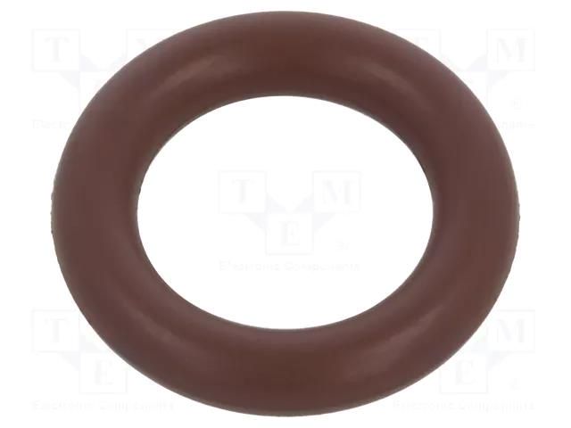 O-ring gasket; FPM; Thk: 3mm; Øint: 10mm; brown; -20÷200°C ORING USZCZELNIENIA TECHNICZNE O-10X3-80-FPM-BR