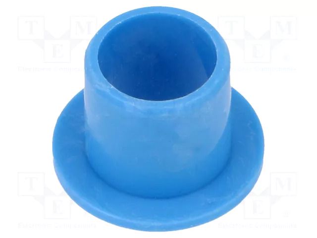 Bearing: sleeve bearing; with flange; Øout: 23mm; Øint: 20mm; blue IGUS A181FM-2023-21