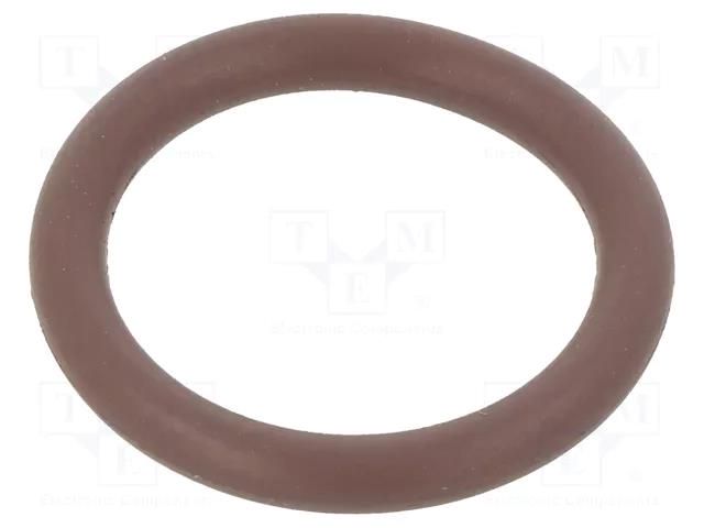 O-ring gasket; FPM; Thk: 3mm; Øint: 18mm; brown; -20÷200°C ORING USZCZELNIENIA TECHNICZNE O-18X3-80-FPM-BR