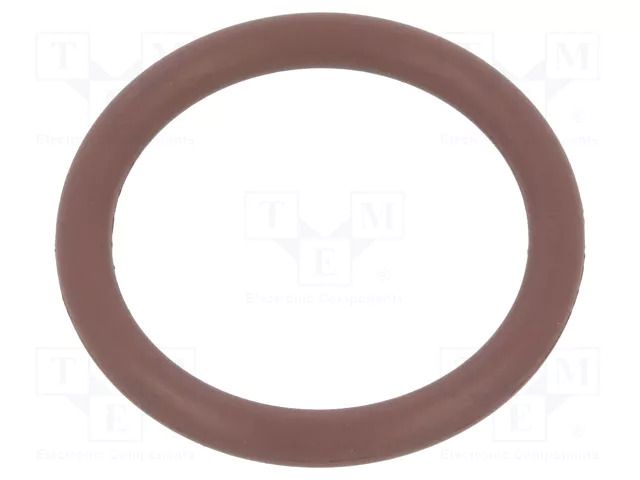 O-ring gasket; FPM; Thk: 3mm; Øint: 22mm; brown; -20÷200°C ORING USZCZELNIENIA TECHNICZNE O-22X3-80-FPM-BR