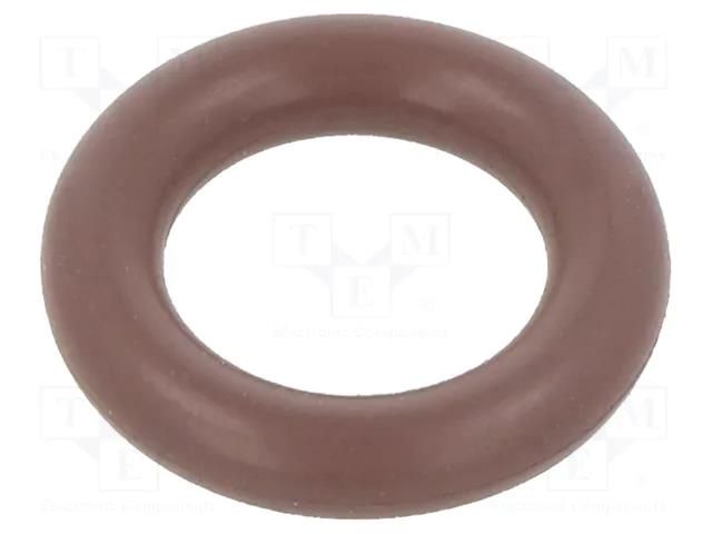 O-ring gasket; FPM; Thk: 3mm; Øint: 9mm; brown; -20÷200°C ORING USZCZELNIENIA TECHNICZNE O-9X3-80-FPM-BR