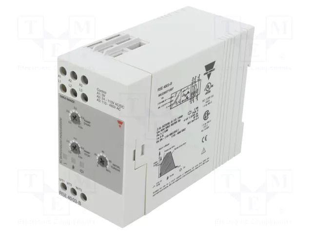 Module: softstart; Usup: 230÷400VAC; for DIN rail mounting; IP20 CARLO GAVAZZI RSE4003-B