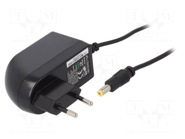 Power supply: switching; mains,plug-in; 5VDC; 3A; 15W; Out: 5,5/2,1 SUNNY SYS1308N-1505-W2E