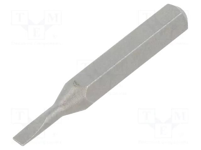 Screwdriver bit; slot; 1.8x0.3mm; Overall len: 28mm; MICRO WIHA WIHA.40603