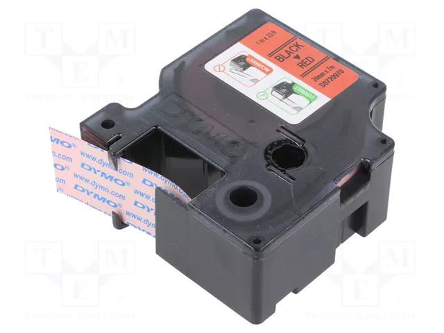 Tape; 24mm; 7m; red; Character colour: black DYMO DYMO.S0720970
