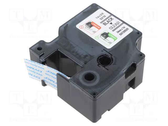 Tape; 24mm; 7m; transparent; Character colour: black DYMO DYMO.S0720920