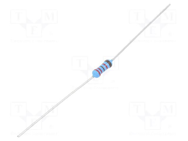 Resistor: thin film; THT; 22.1kΩ; 600mW; ±1%; Ø0.6x28mm; Ø2.5x6.5mm VISHAY MRS25000C2212FCT00