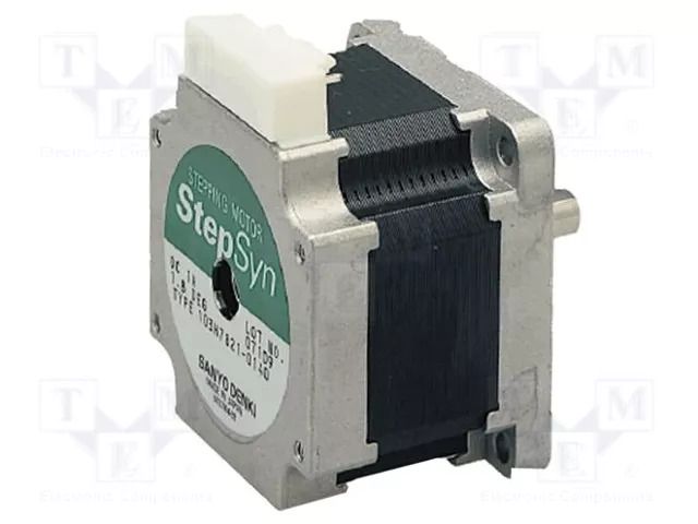 Motor: DC; 2-phase,bipolar,stepper; 24VDC; step 1,8°; 1.37Nm; 2A SANYO DENKI 103H7822-5740