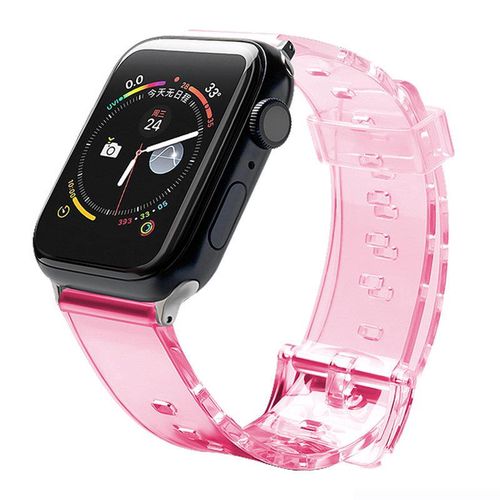 Silicone Strap Bracelet Bracelet Strap Light for Apple Watch 42 / 44 mm - Red, Hurtel 9145576225608 9145576225608