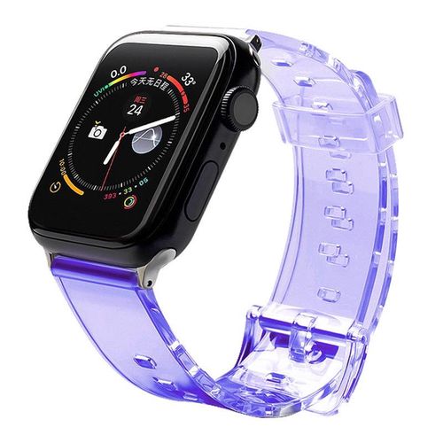 Strap Light Silicone Wristband Strap Bracelet Watch Bracelet Watch 6/5/4/3/2 (44mm / 42mm) Purple, Hurtel 5907769332753 5907769332753