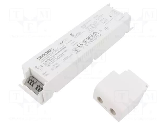 Power supply: switching; LED; 60W; 24VDC; 2500mA; 198÷264VAC; LCA TRIDONIC 28001663