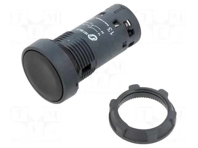 Switch: push-button; 22mm; Stabl.pos: 1; NO x2; black; none; IP65 SCHNEIDER ELECTRIC XB7NA23