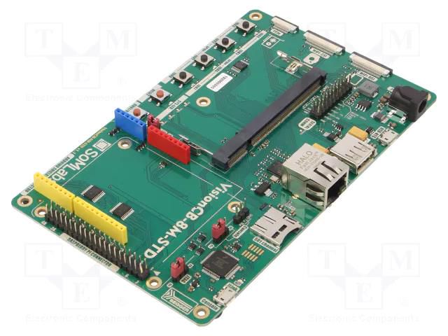 ARM NXP; FFC/FPC,RJ45,USB A,USB micro,USB micro (OTG); 9÷12VDC SOMLABS VISIONCB-8MM-STD