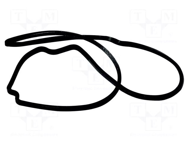 Gasket; -40÷150°C; Gasket material: silicone rubber; 2pcs. HAMMOND HM-1590Z130G