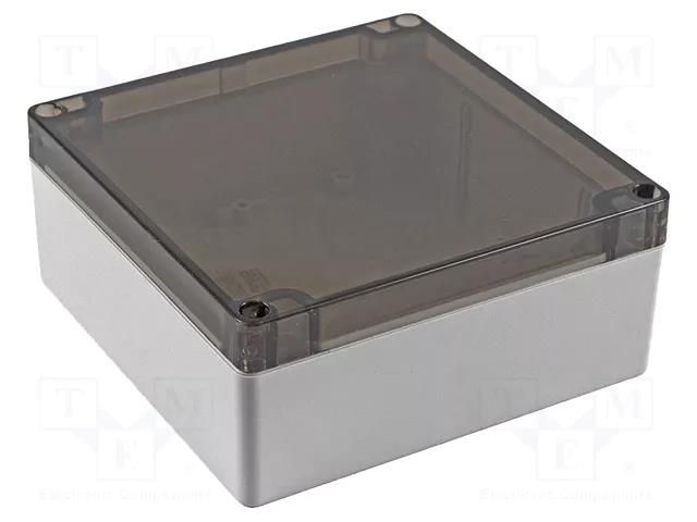 Enclosure: multipurpose; X: 140mm; Y: 140mm; Z: 60mm; 1554; grey; IP68 HAMMOND HM-1554Q2GYSL