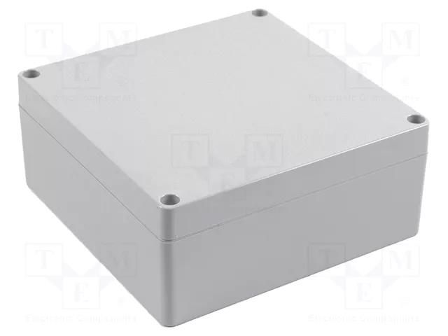 Enclosure: multipurpose; X: 140mm; Y: 140mm; Z: 60mm; 1554; grey; IP68 HAMMOND HM-1554Q2GY