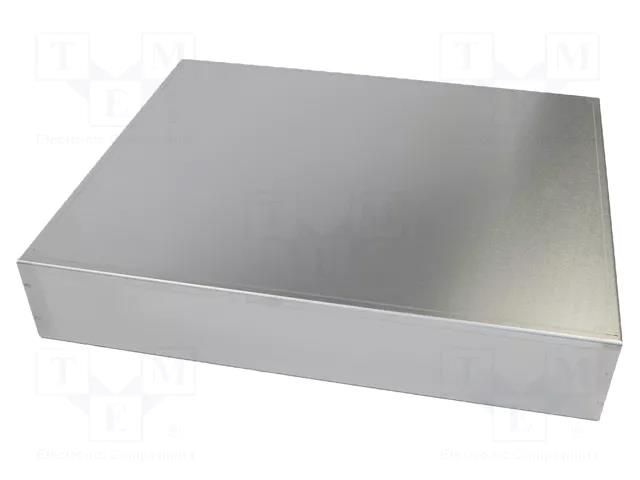 Enclosure: enclosure base; X: 356mm; Y: 432mm; Z: 76mm; 1444; natural HAMMOND HM-1444-17143