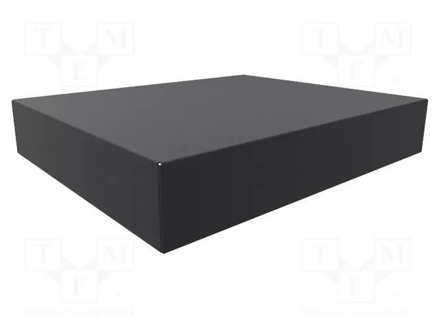 Enclosure: enclosure base; X: 356mm; Y: 432mm; Z: 76mm; 1441; steel HAMMOND HM-1441-38BK3